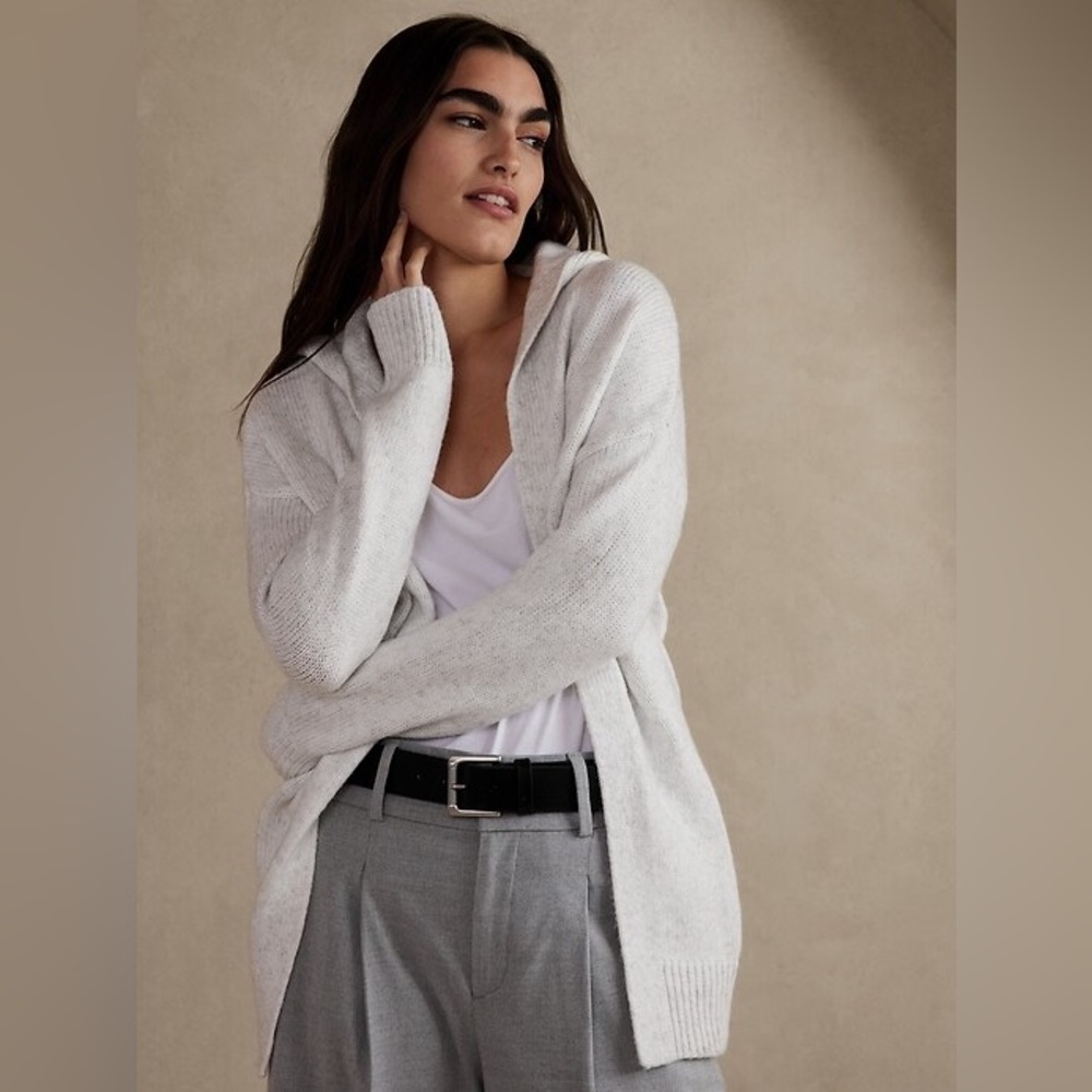 Banana Republic Hooded Open-Front Cardigan XS NWT